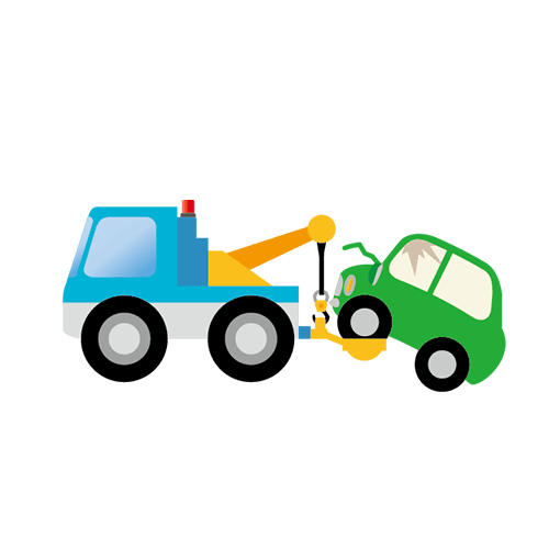 レッカーけん引イメージ