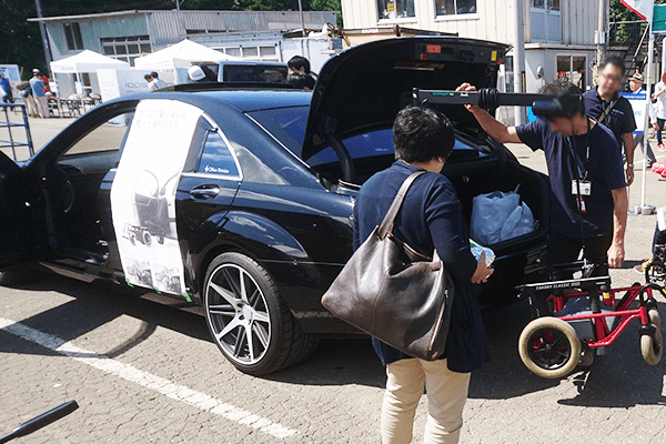 写真：福祉車両イベント出展の様子