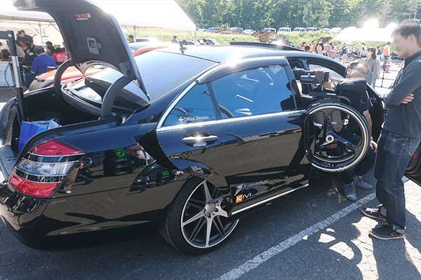 写真：福祉車両イベント出展の様子